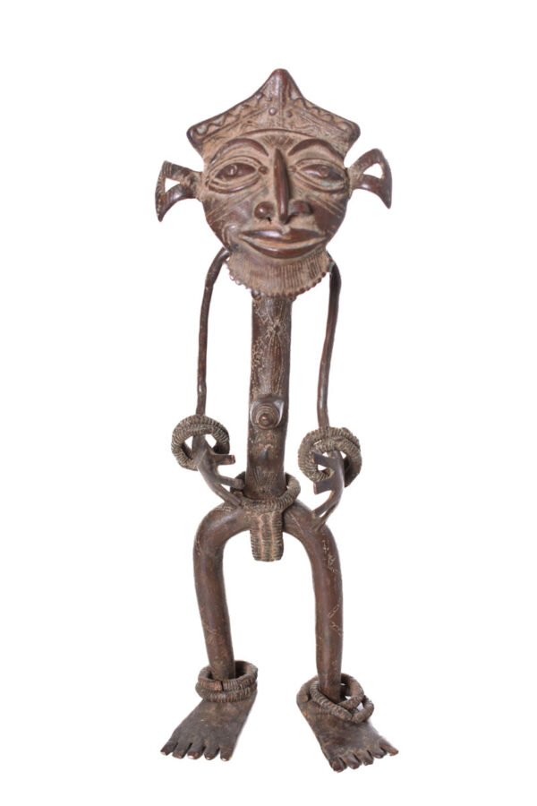 Ancestor figure - Bronze - Tikar - Cameroon