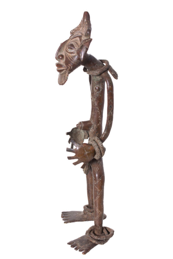Ancestor figure - Bronze - Tikar - Cameroon