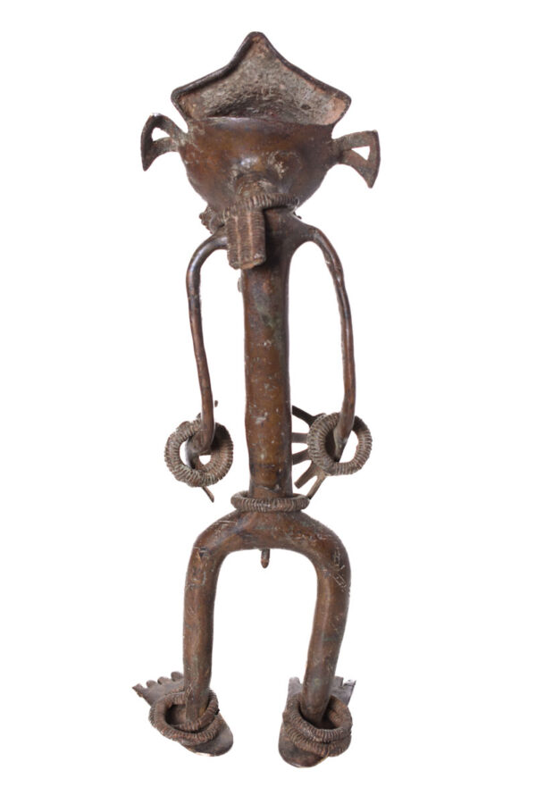 Ancestor figure - Bronze - Tikar - Cameroon
