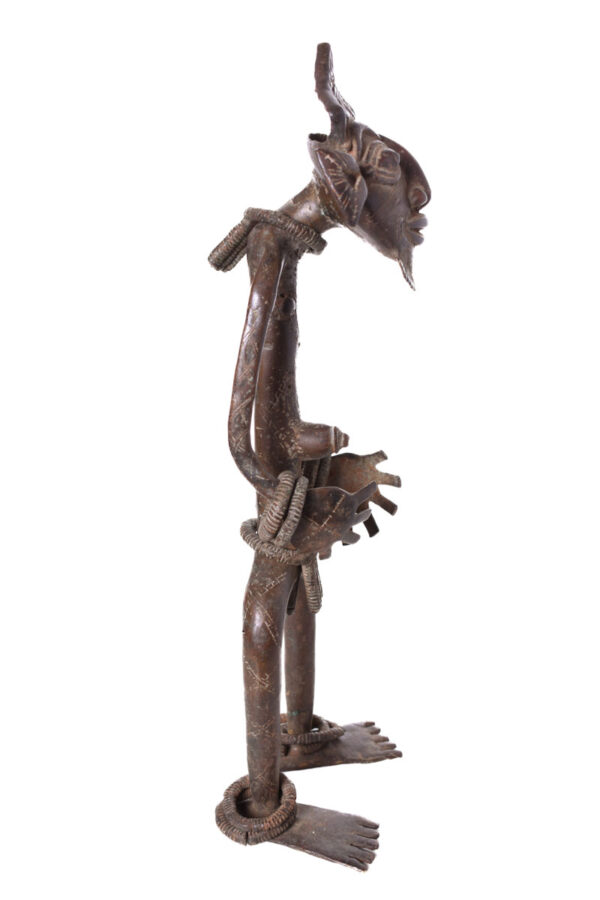 Ancestor figure - Bronze - Tikar - Cameroon