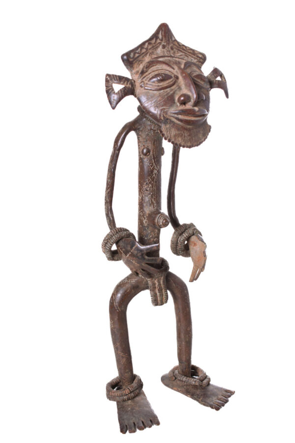 Ancestor figure - Bronze - Tikar - Cameroon