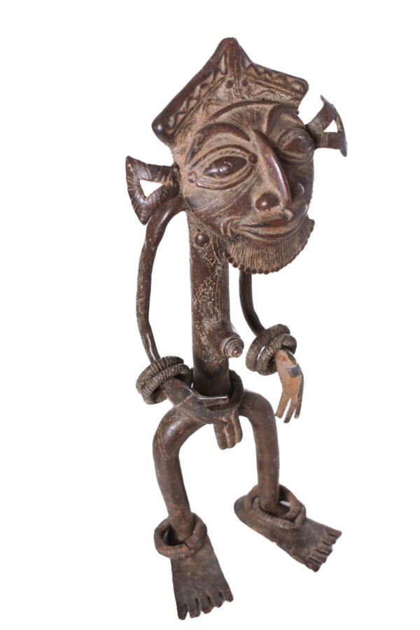 Ancestor figure - Bronze - Tikar - Cameroon