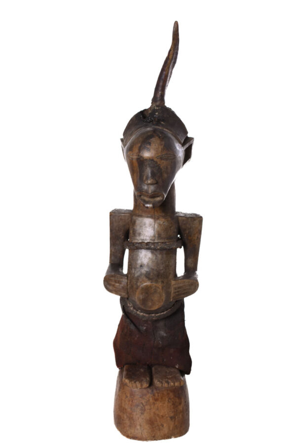 Power Figure - Wood, Horn - Songye - Congo