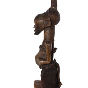 Power Figure - Wood, Horn - Songye - Congo