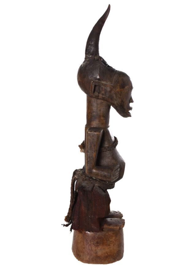 Power Figure - Wood, Horn - Songye - Congo