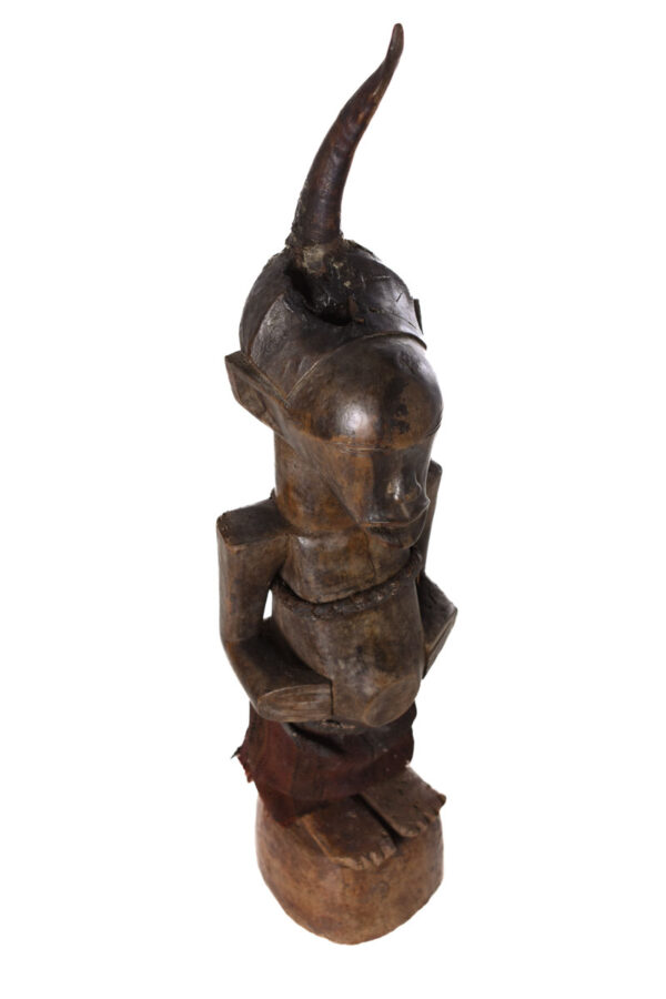 Power Figure - Wood, Horn - Songye - Congo