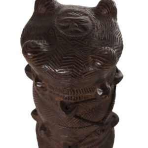 Tukula box - Wood - Kuba - Congo DRC