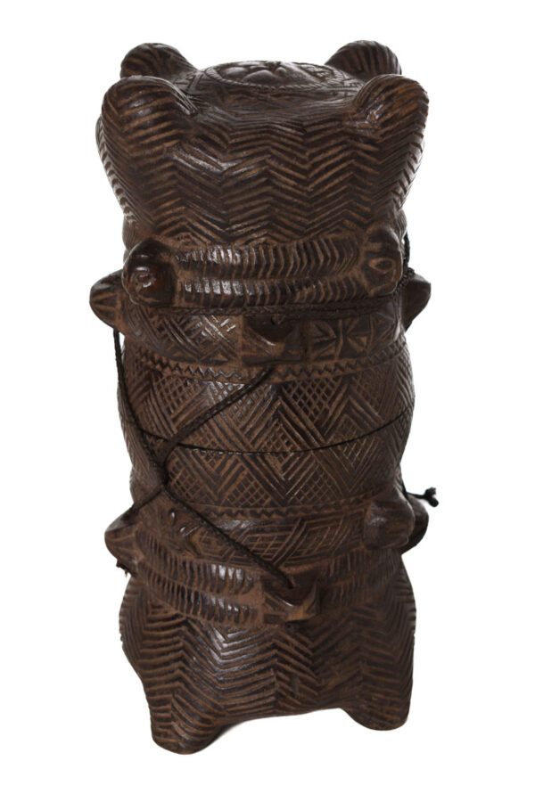 Tukula box - Wood - Kuba - Congo DRC