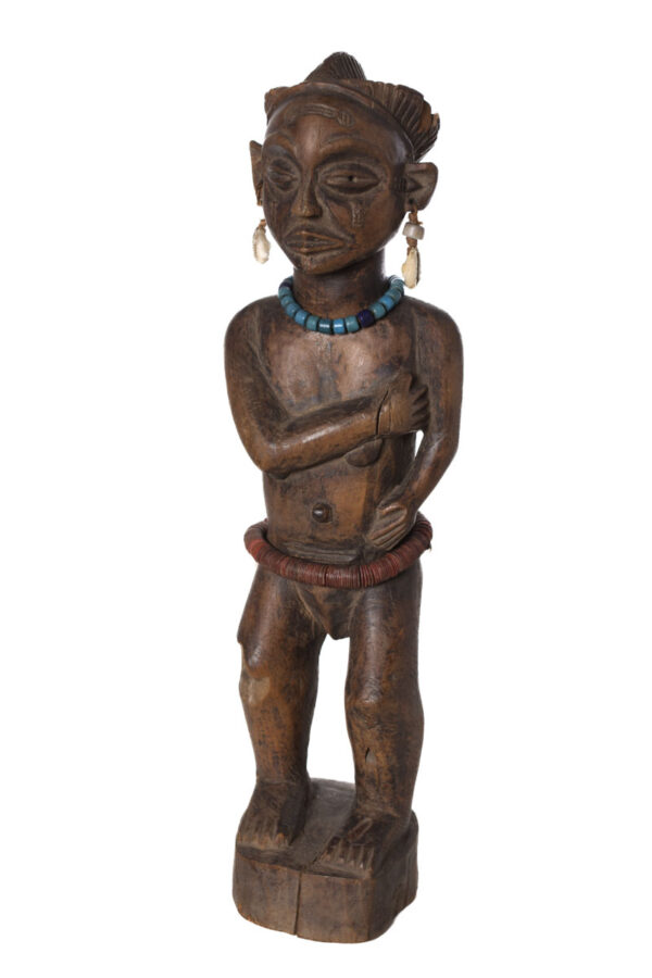 Ancestor figure - Wood - Chokwe - Congo
