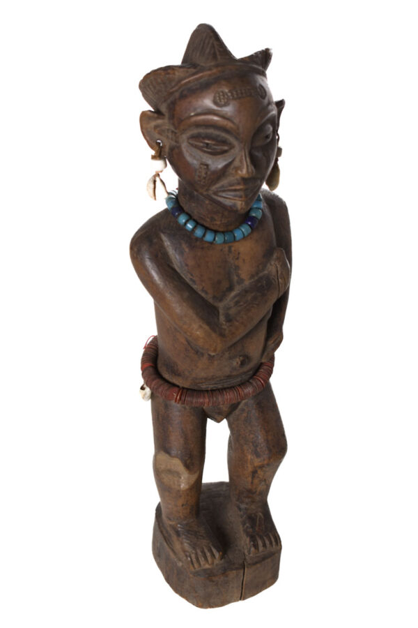 Ancestor figure - Wood - Chokwe - Congo
