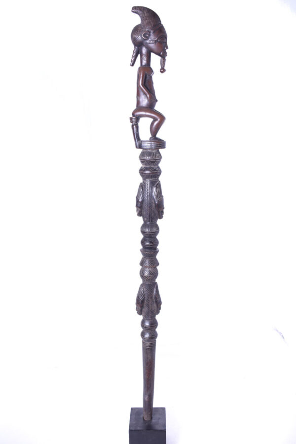 Staff / Scepter - Wood - Baule - Ivory Coast
