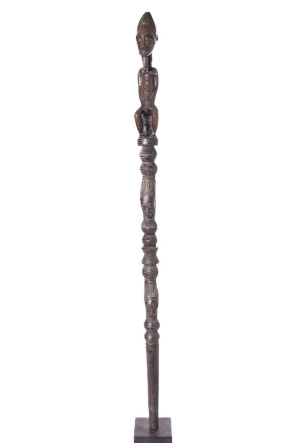 Staff / Scepter - Wood - Baule - Ivory Coast