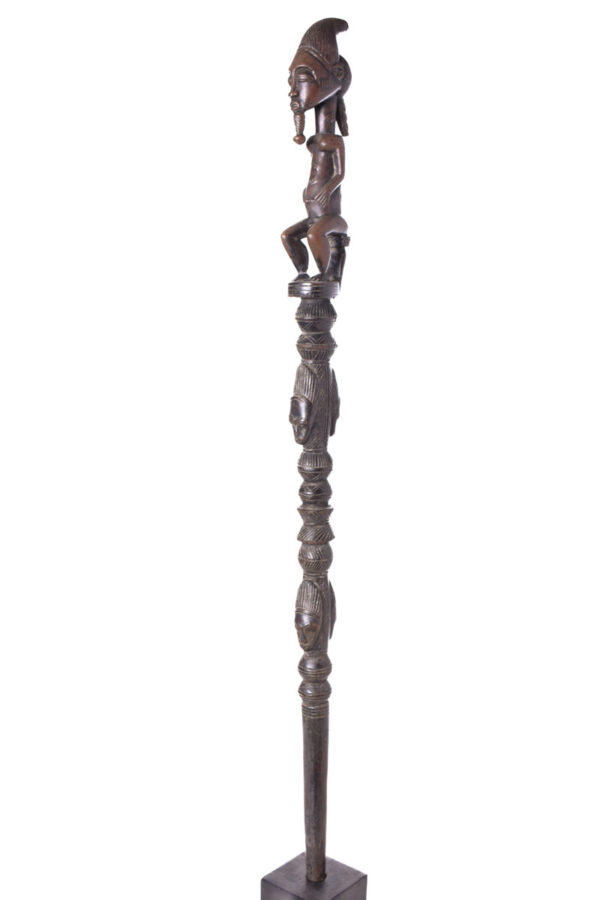 Staff / Scepter - Wood - Baule - Ivory Coast