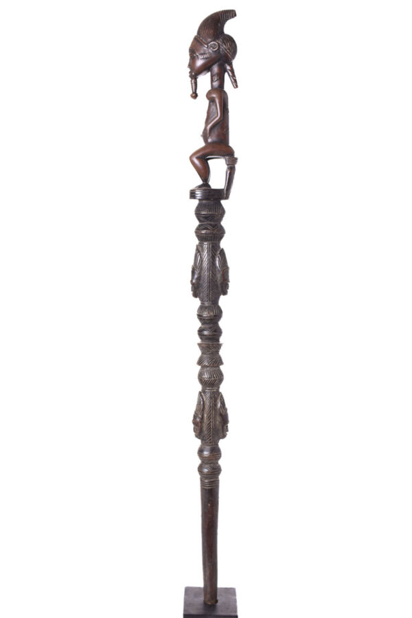 Staff / Scepter - Wood - Baule - Ivory Coast