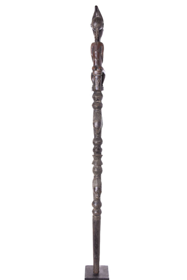 Staff / Scepter - Wood - Baule - Ivory Coast