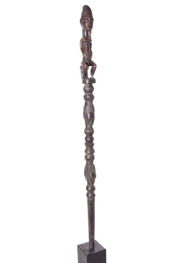 Staff / Scepter - Wood - Baule - Ivory Coast