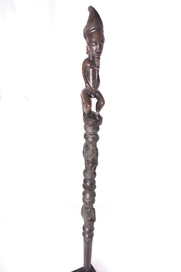 Staff / Scepter - Wood - Baule - Ivory Coast