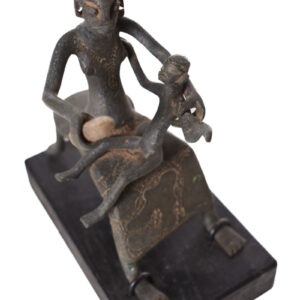 Maternity figure - Goldweight - Bronze - Ashanti - Ghana