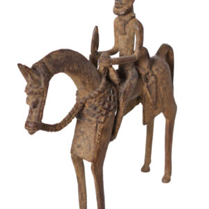 Equestrian Figure - Bronze - Dogon - Mali