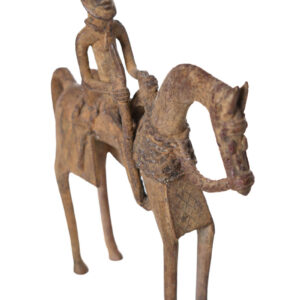 Equestrian Figure - Bronze - Dogon - Mali