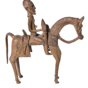 Equestrian Figure - Bronze - Dogon - Mali