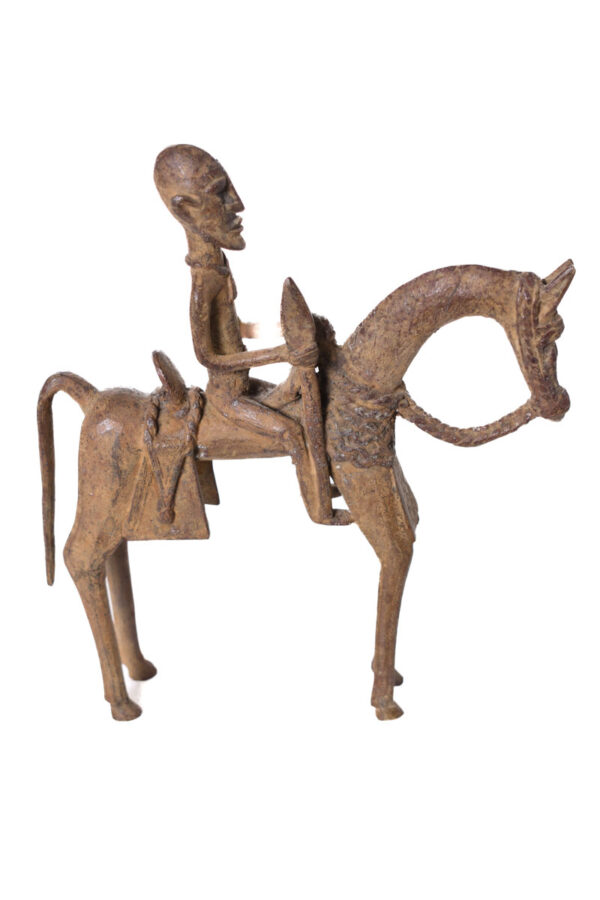 Equestrian Figure - Bronze - Dogon - Mali