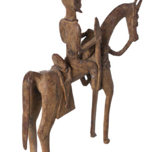 Equestrian Figure - Bronze - Dogon - Mali