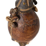 Fertility Doll - Terracotta, Beads - Chiki chiki - Cameroon