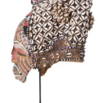 Mask - Beads, Cauris, Plant fibre, Wood - Ngaady A Waash Bushoong - Kuba - Congo