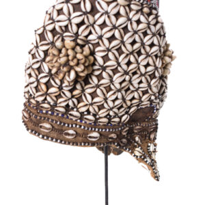 Mask - Beads, Cauris, Plant fibre, Wood - Ngaady A Waash Bushoong - Kuba - Congo