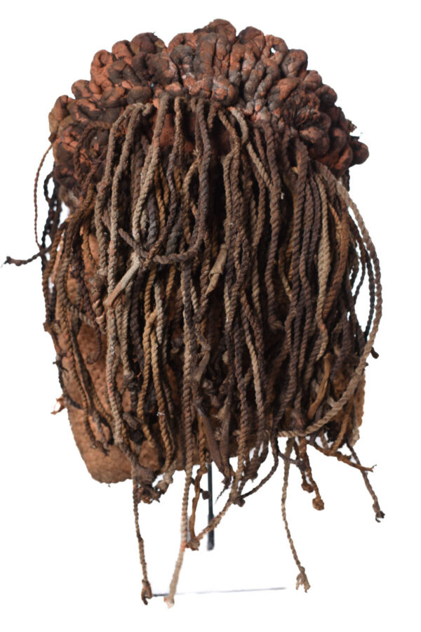 Mask - Wood, Rope - Lwena - Angola