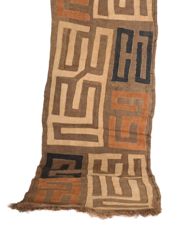 Textile - Cloth - Shoowa-Kuba - DR Congo 280 cm