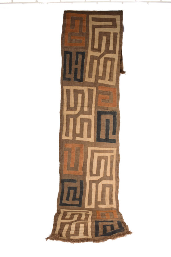 Textile - Cloth - Shoowa-Kuba - DR Congo 280 cm