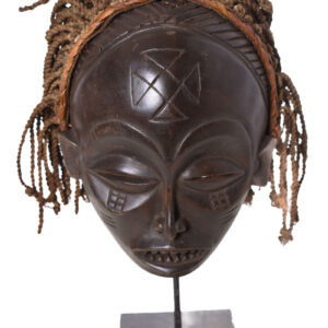 Mask - Wood - Mwana Pwo - Chokwe - DR Congo