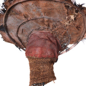 Chihongo Mask - Raphia, Wood - Chokwe - DR Congo