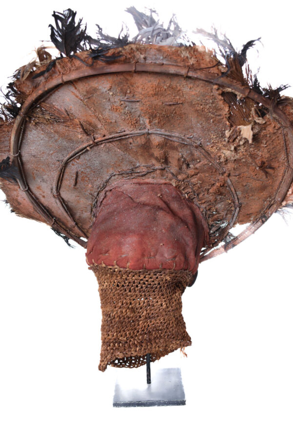 Chihongo Mask - Raphia, Wood - Chokwe - DR Congo