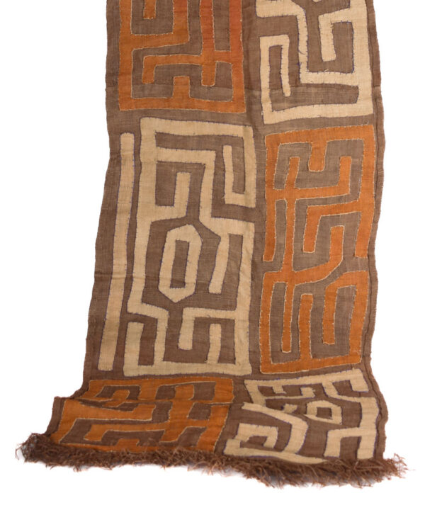 Textile - Cloth - Shoowa-Kuba - DR Congo 270 cm