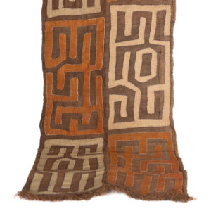 Textile - Cloth - Shoowa-Kuba - DR Congo 270 cm