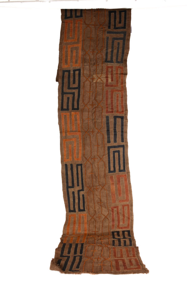 Textile - Cloth - Shoowa-Kuba - DR Congo 300 cm