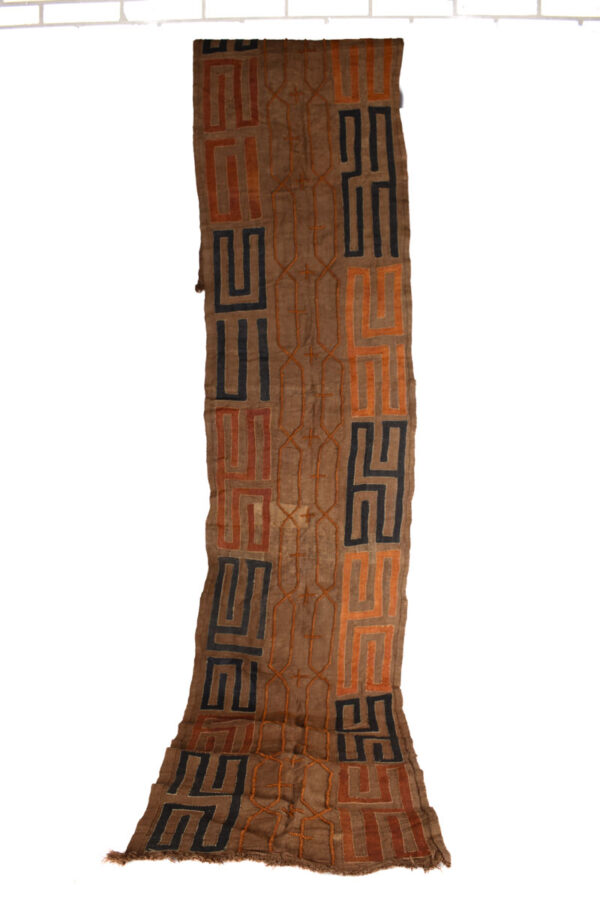 Textile - Cloth - Shoowa-Kuba - DR Congo 300 cm