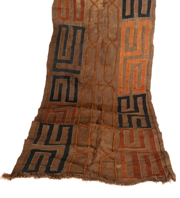 Textile - Cloth - Shoowa-Kuba - DR Congo 300 cm