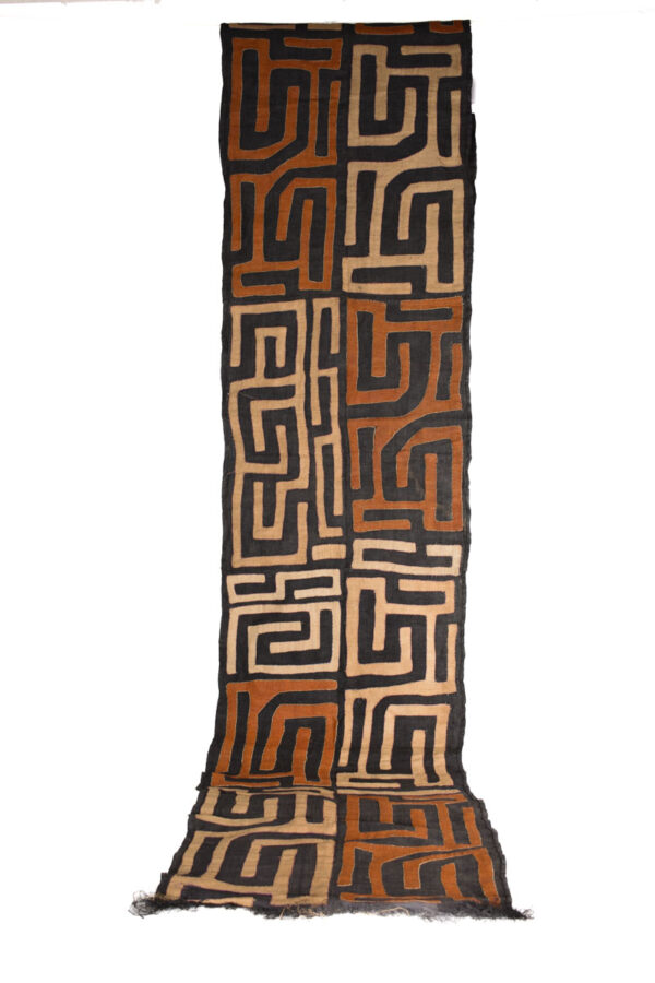 Textile - Cloth - Shoowa-Kuba - DR Congo 300 cm