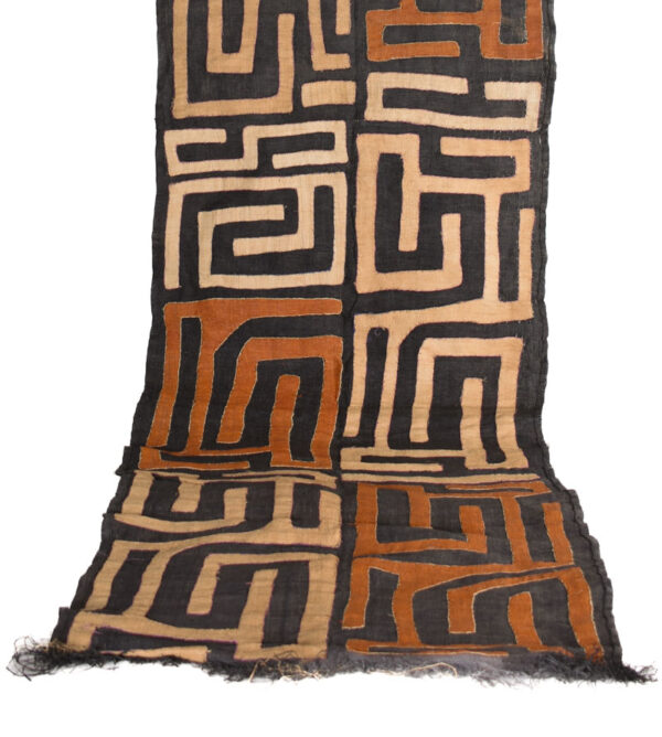 Textile - Cloth - Shoowa-Kuba - DR Congo 300 cm