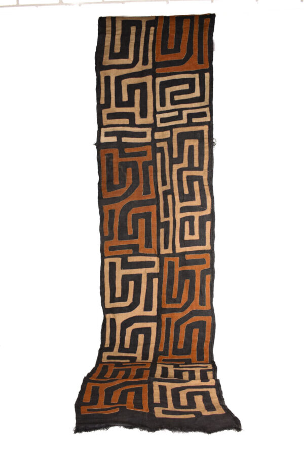 Textile - Cloth - Shoowa-Kuba - DR Congo 300 cm