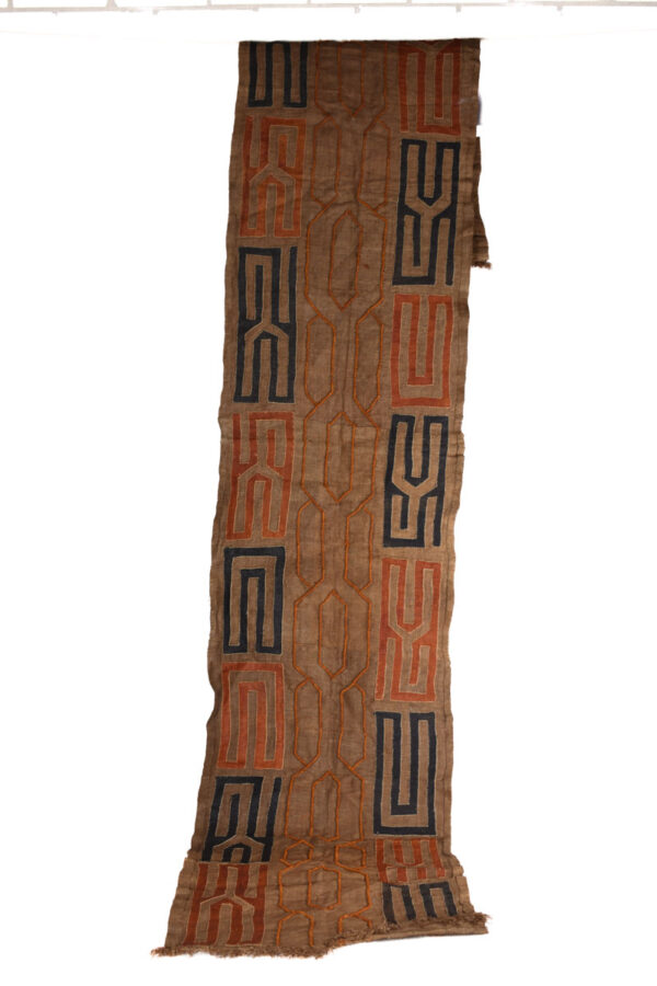 Textile - Cloth - Shoowa-Kuba - DR Congo 280 cm