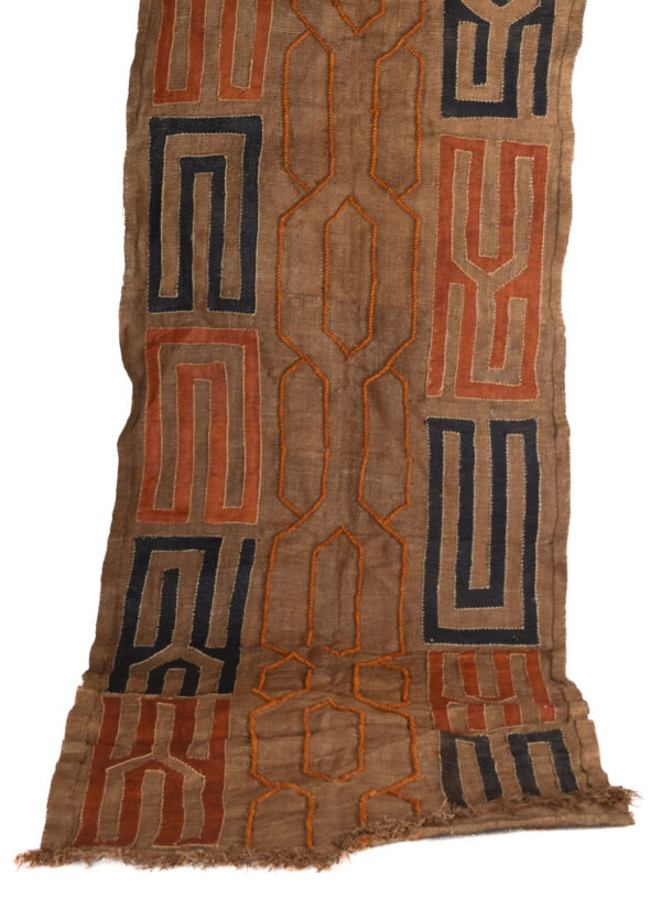 Textile - Cloth - Shoowa-Kuba - DR Congo 280 cm