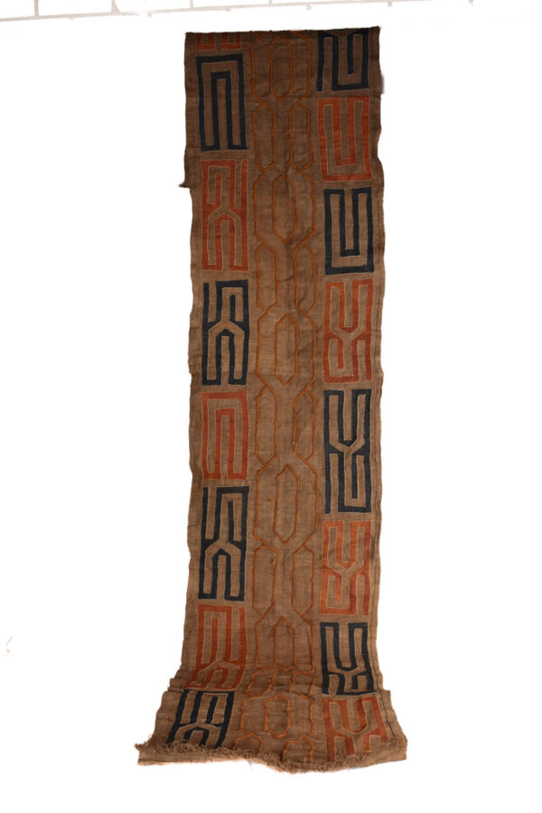 Textile - Cloth - Shoowa-Kuba - DR Congo 280 cm