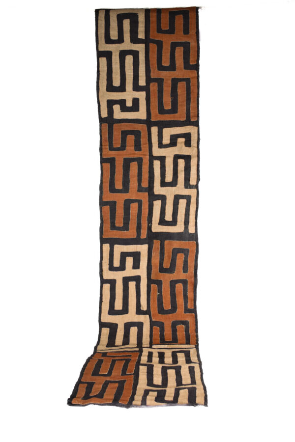 Textile - Cloth - Shoowa-Kuba - DR Congo 340 cm