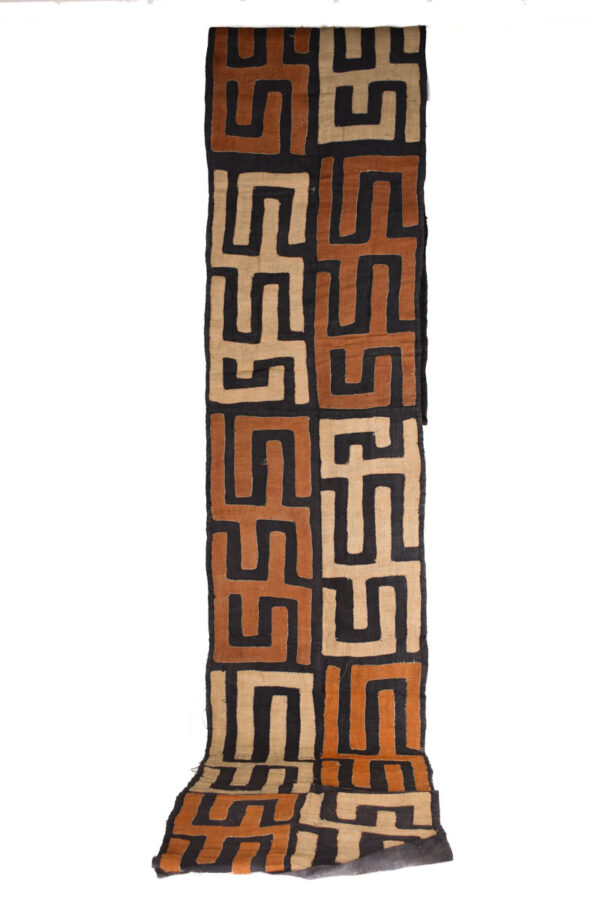 Textile - Cloth - Shoowa-Kuba - DR Congo 340 cm