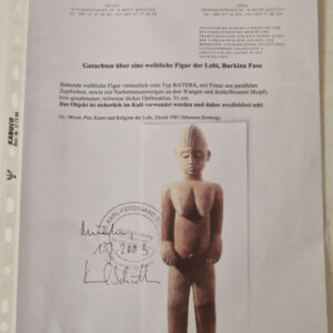 Ancestor Figure - Wood - Lobi - Burkina Faso